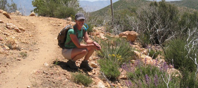 Hiking to the top of Combs Peak