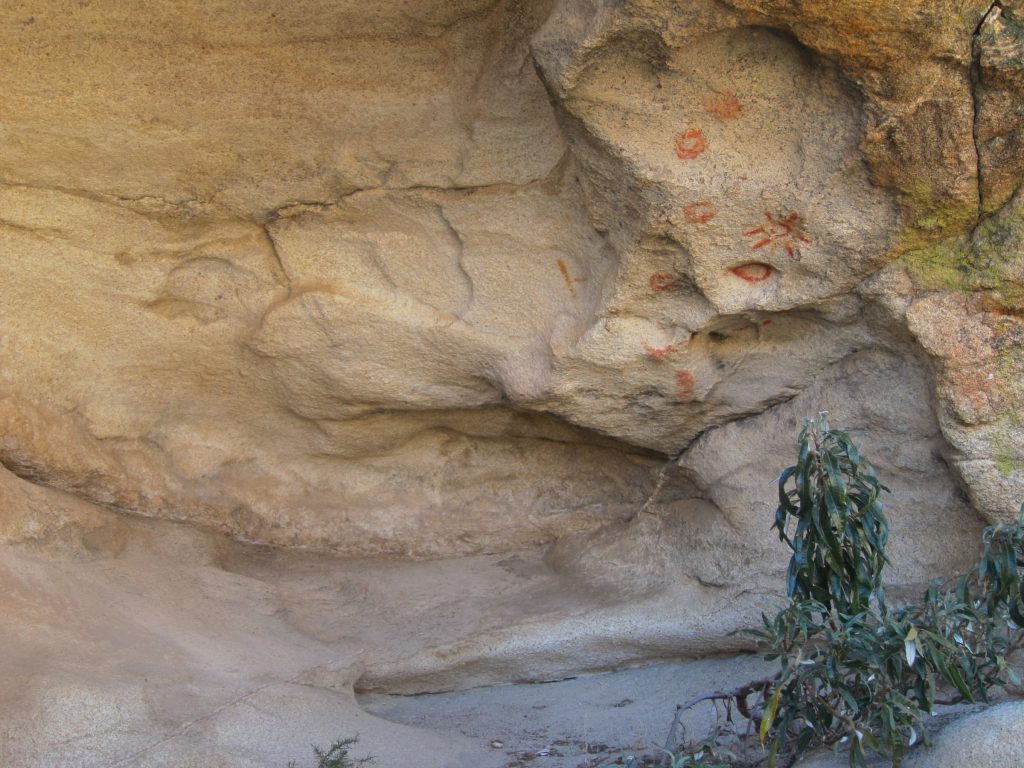 Pictograph Cave near Carrizo Creek
