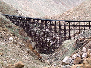 Hiking from Mortero Palms to The Goat Canyon Trestle