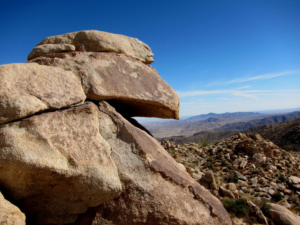 Interesting Rock Formation in Indian Valley Anza Borrego