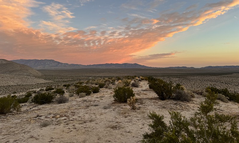 Beautiful skies in the Anza Borrego Desert